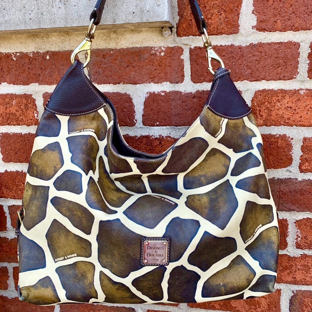 Authentic Dooney and Bourke Giraffe Boho Bag
